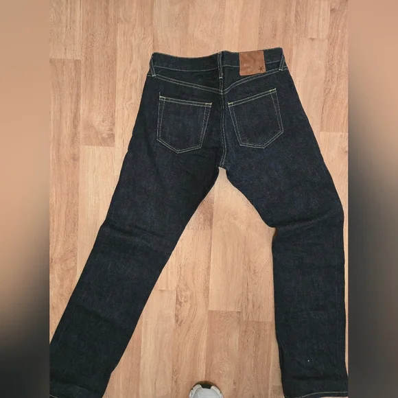 Hoyle Jackson selvedge denim jeans 31 Made in USA Button Fly